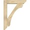 Ekena Millwork Legacy Slat Rough Sawn Bracket w/ Offset Brace, Douglas Fir, 6"W x 26"D x 34"H BKT0604X26X34LEC06RDF - alternate 3